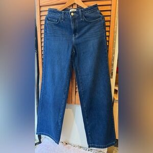 L'AGENCE Deep Blue Denim Pants
